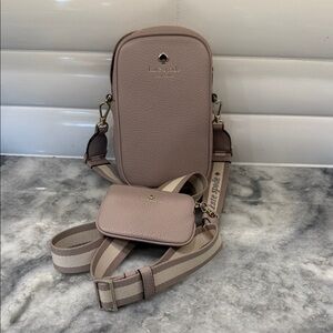Kate Spade Beige Crossbody Bag Set